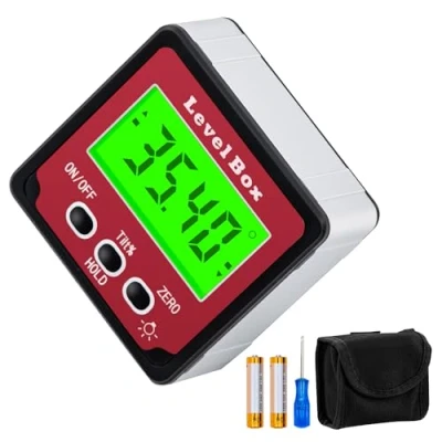 Afbeelding van Mcbazel Digitale gradenboog, magnetisch, kantelmeter met lcd display