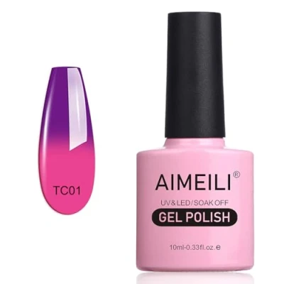 Afbeelding van AIMEILI Gel Nagellak UV LED Gellack Soak Off Polish Temperatuur Kleurverandering Arabian Nights (TC01) 10ml