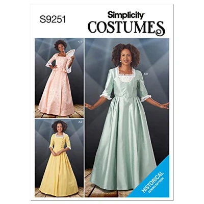 Afbeelding van SIMPLICITY SS9251R5 Misses kostuum R5 (14 16 18 20 22), wit