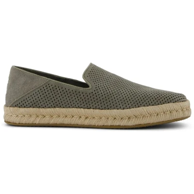 Afbeelding van TOMS Santiago Instappers, Heren, Maat: 43.5, Grey Leer