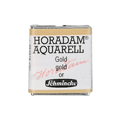 Afbeelding van Schmincke Horadam® Aquarell fijnste kunstenaars aquarelverf, 893 goud, 14 044, 1/2 napjes