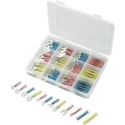 Afbeelding van TRU COMPONENTS 549944 Assortiment kabelschoenen 0.50 mm² 6 Rood, Blauw, Geel 104 stuk(s)