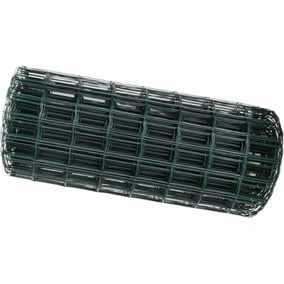 Afbeelding van vidaXL Euro Hek Groen 0.6x10 m Staal