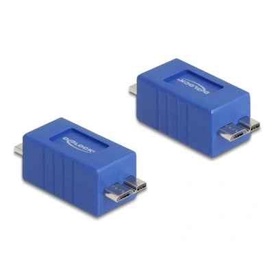 Afbeelding van Delock USB 5 Gbps Adapter Gender Changer Micro B Stecker zu Stecke