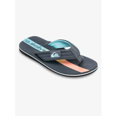 Afbeelding van Quiksilver Molokai Layback Teensandalen voor kinderen, Maat: 34, Iron gate holmes Katoen