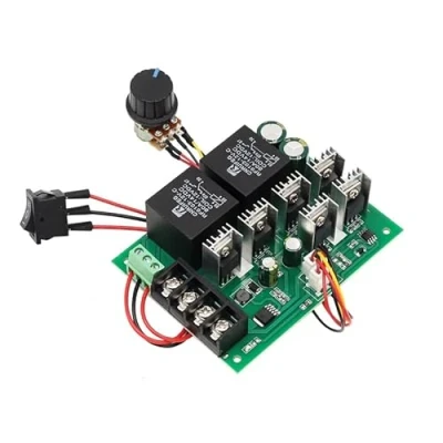 Afbeelding van GERUI DC 9 50 V 40 A motorcontroller, toerentalregeling, omkeerbare controller, 12 V, 24 36 48 2000 W, vermogen omkeerbaar