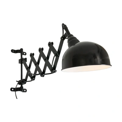 Afbeelding van Steinhauer wandlamp yorkshire 1 lichts 25x23 cm zwart