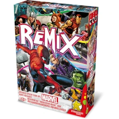 Afbeelding van Strohmann Games, Marvel Remix, familiespel, kaartspel, 2 6 spelers, vanaf 12+ jaar, 20 minuten, Duits