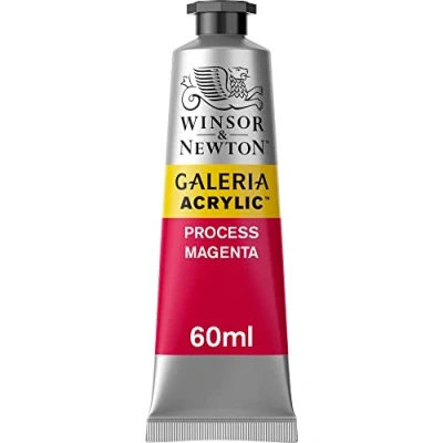 Afbeelding van Winsor &amp; Newton 2120533 Galeria acrylverf, hoge pigmentatie, lichtecht en verouderingsbestendig, romige vloeiende consistentie 60ml Tube, Process Magenta