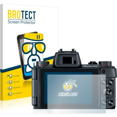 Afbeelding van BROTECT Screenprotector voor Canon PowerShot G5 X Folie Beschermfolie Beschermglas transparant