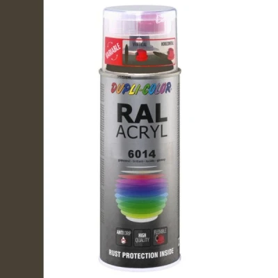 Afbeelding van Dupli Color Ral Acryl 6014 Olijf Groen Hoogglans 400 ml