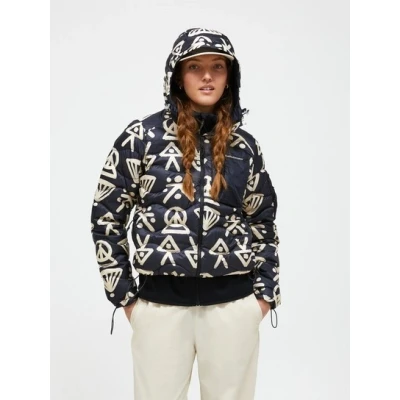 Afbeelding van Peak Performance Graphic Helium Utility Gewatteerde jas, Dames, Maat: Large, Black