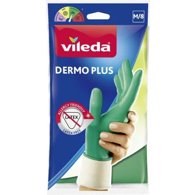 Afbeelding van Vileda Handschoen dermo plus maat M 1 paar