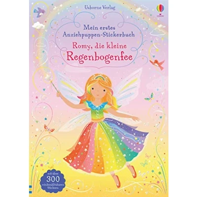 Afbeelding van Mein erstes Anziehpuppen Stickerbuch: Romy, die kleine Regenbogenfee
