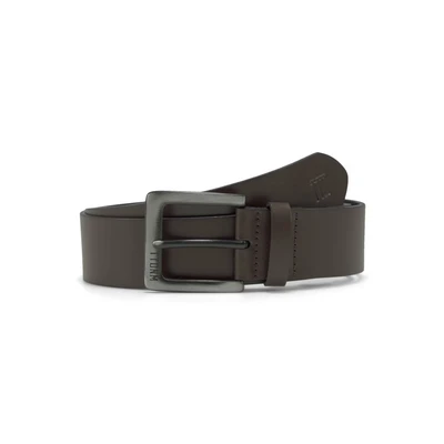 Afbeelding van TOM Tailor Denim Riem, Heren, Maat: 85, Brown uni