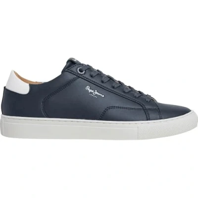 Afbeelding van Pepe Jeans Heren JOE BASIC Sneak, Blauw (NAVY), 8 UK, marine, 42 EU