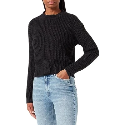 Afbeelding van Bestseller A/S Dames VMHILDA LS O Hals GA NOOS trui, zwart, XS, Schwarz, XS