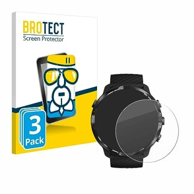 Afbeelding van BROTECT Glas Screen Protector voor Suunto 7 (3 Stuks) Schermbeschermer [9H Hardheid, Beschermglas Folie niet Gehard Glas]