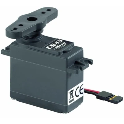 Afbeelding van Carson 500502025 CS 13 MG / kg/JR accessoires voor op afstand bestuurde auto&#039;s, waterdicht, servomotor, besturing en krachtige servo, modelbouw, blauw