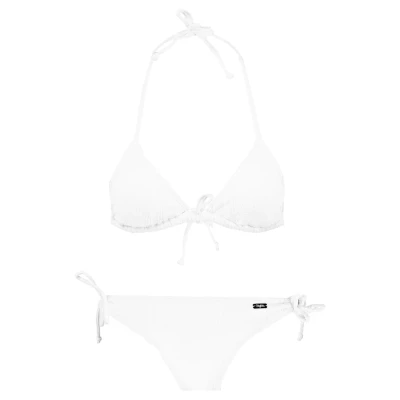 Afbeelding van Buffalo Triangle SET Bikini, Dames, Maat: 38xC/D, Creme