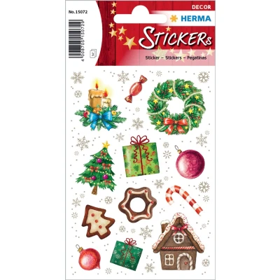 Afbeelding van Herma 15263 Stickers kerst vos