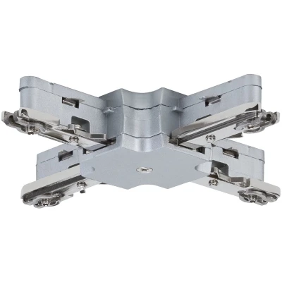 Afbeelding van PAULMANN 97657 230V railsysteemcomponenten X verbinder Chroom (mat)