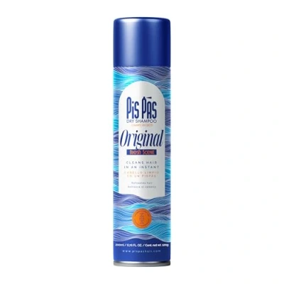 Afbeelding van PISPAS Droge shampoo (gevolgd door de modelnaam en het respectieve gebruik)