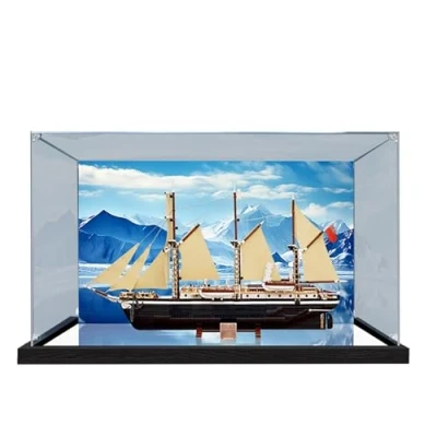 Afbeelding van Acryl vitrine voor Lego 10335 Endurance Expeditieschip model, stofdichte displaybox, opbergdoos, transparante doos, displaybox compatibel met (alleen koffer, geen model)