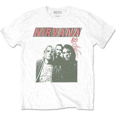 Afbeelding van Nirvana Flipper Heren T shirt XL Wit