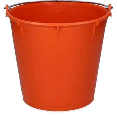 Afbeelding van Vplast Emmer 7 l met beugel donkerblauw Oranje