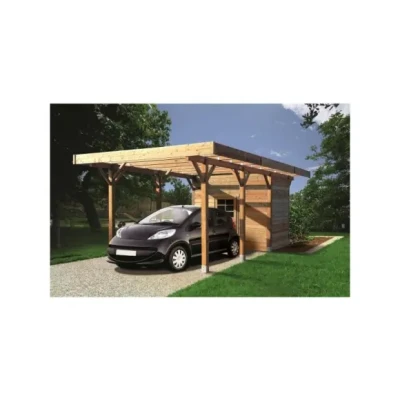 Afbeelding van Solid Carport Met Berging 306x606x250cm
