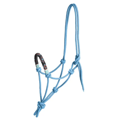 Afbeelding van Waldhausen Touwhalster Pearls Azure Blue Cob