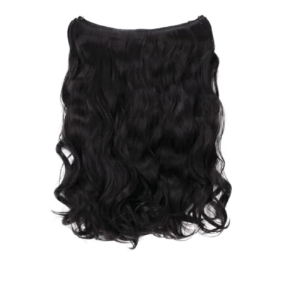 Afbeelding van CAISHA 1 Inslag Extension Met Elastische Band Haarextensies Haarstukje Golvend Zwartbruin E102