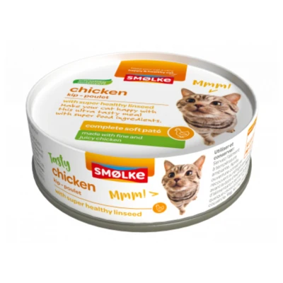 Afbeelding van Smolke Soft Paté 80 g Kattenvoer Kip