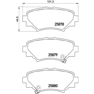 Afbeelding van Brembo Remblokset P 49 049