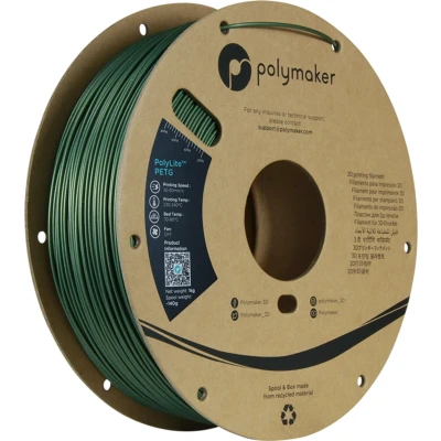 Afbeelding van Polymaker PolyLite PETG Dark Green 1.75 mm 1KG