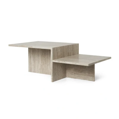 Afbeelding van ferm LIVING Distinct Salontafel Travertine