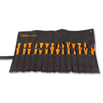 Afbeelding van Beta 27 delig set nylon gereedschappen voor het verwijderen van bekledingspinnen en werkzaamheden op kunststof pakkingen. 1479/B27 014790407