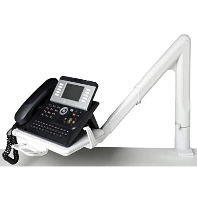 Afbeelding van Exacompta 86540D Telefoon zwenkarm Classic (360 draaibaar, 250 x 175 mm, kabelgeleiding) 1 stuk, lichtgrijs
