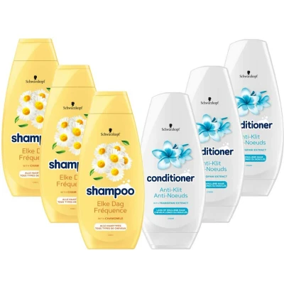 Afbeelding van Schwarzkopf Elke dag Shampoo &amp; Anti klit conditioner Pakket