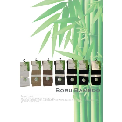 Afbeelding van Boru Bamboo sokken 1 paar HRS2301 Huidskleur