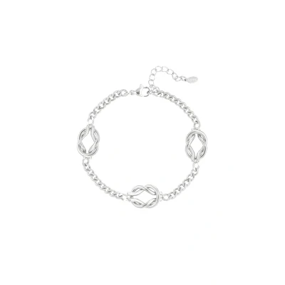Afbeelding van Bijoutheek Armband (Sieraad) Knoop Zilver