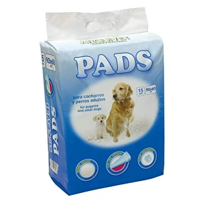 Afbeelding van Arquivet Wegwerp pads, wit, 90 x 60 cm, groot (15 stuks)