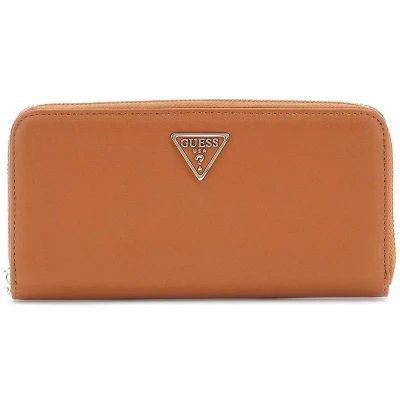 Afbeelding van GUESS Talent SLG Large Zip Around Wallet L Caramel