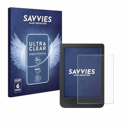 Afbeelding van Savvies (6 Stuks) Schermbeschermer voor Kobo Clara BW Screen Protector Ultra Transparant