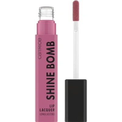 Afbeelding van Catrice Shine Bomb Lip Lacquer, lippenstift, nr. 060, nude, langhoudend, direct resultaat, glanzend, kleurintensief, veganistisch, olievrij, zonder parabenen, microplasticdeeltjes, per stuk