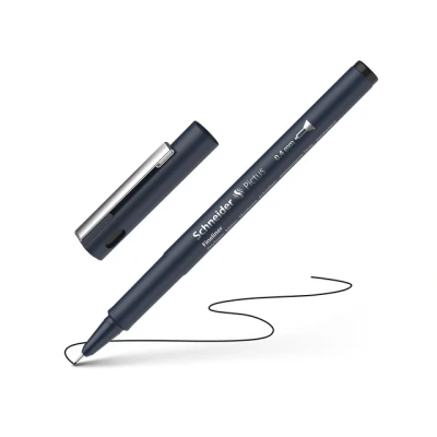 Afbeelding van 6x Fineliner Schneider Pictus 0,4 zwart