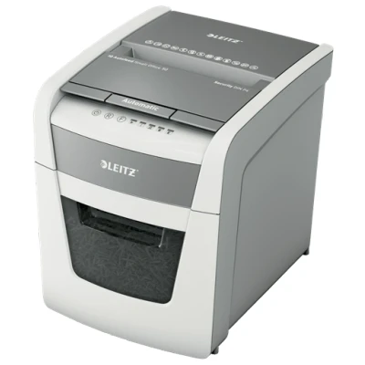 Afbeelding van Papiervernietiger Leitz IQ Auto+ Small Office 50X P4 snippers 4x28mm