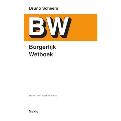 Afbeelding van Burgerlijk Wetboek (Paperback)
