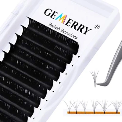 Afbeelding van Wimperverlenging Easy Fan Volume 0.07 D krul 9mm Lengte Natuurlijke Auto wimpers Extensions Self Fanning Nerts Russisch Volume(0.07 curl 9mm)